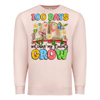 Pale Pink 100 days watching my students grow Premium Sweatshirt - Artiststas