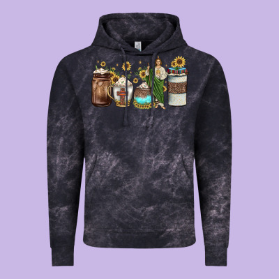 San Judas Coffee Vintage Hoodie Designed By Jahusdesignshop