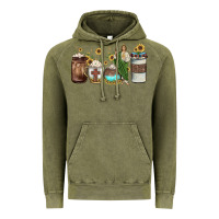 Vintage Olive san judas coffee Vintage Hoodie - JahusDesignShop