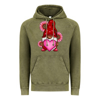 Vintage Olive Valentine's Day afro gnome Vintage Hoodie - RanaPortraitStore