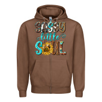Chestnut sassy little soul Zipper Hoodie - NancyCooperArtShop