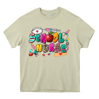Mossy school nurse Heavy Core Tee - Zillion Design Studio