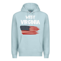 Blue Mist WEST VIRGINIA Premium Hoodie - Bettercallsaul