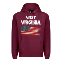 Burgundy WEST VIRGINIA Premium Hoodie - Bettercallsaul