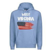 Colony Blue WEST VIRGINIA Premium Hoodie - Bettercallsaul