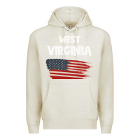 Oatmeal Heather WEST VIRGINIA Premium Hoodie - Bettercallsaul