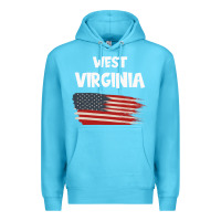 Ocean Blue WEST VIRGINIA Premium Hoodie - Bettercallsaul