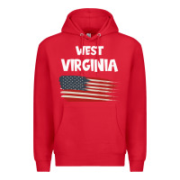Red WEST VIRGINIA Premium Hoodie - Bettercallsaul