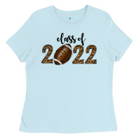 Baby Blue Class Of 2022 American Football Ladies Tee - RanaPortraitStore