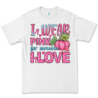 White i wear pink for someone i love Premium Tee - Zillion Design Studio