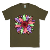 Army Green easter spring sunflower Classic Tee - Jasminsmagicworld