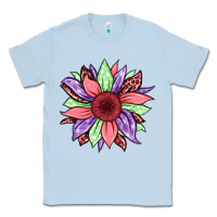 Dusty Blue easter spring sunflower Classic Tee - Jasminsmagicworld