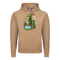 Vintage Coffee san judas coffee cup sunflower Vintage Hoodie - JahusDesignShop