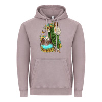 Vintage Zinc san judas coffee cup sunflower Vintage Hoodie - JahusDesignShop