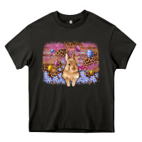 Asphalt easter bunny egg leopard background Heavy Core Tee - Artiststas