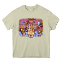 Mossy easter bunny egg leopard background Heavy Core Tee - Artiststas