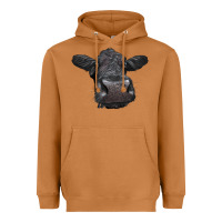 Meerkat Black Angus Heifer Heavyweight Hoodie - LillyAllenDesigns