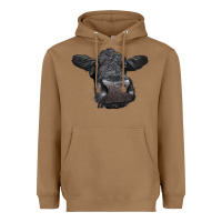 Toasted Coconut Black Angus Heifer Heavyweight Hoodie - LillyAllenDesigns