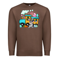 Chestnut easter train Premium Sweatshirt - Artiststas