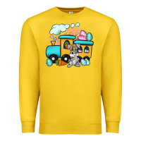 Lemon easter train Premium Sweatshirt - Artiststas
