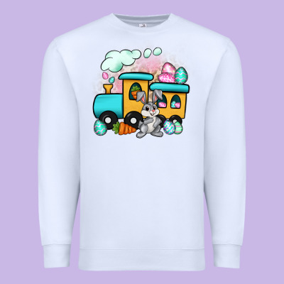 Easter Train Premium Sweatshirt Designed By Artiststas
