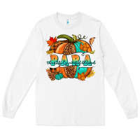White para pumpkin Long Sleeve Tee - NancyCooperArtShop