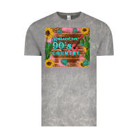 Cloud Rock raised 90's country guitar cactus sunflower's Vintage Tee - Artiststas