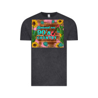 Vintage Black raised 90's country guitar cactus sunflower's Vintage Tee - Artiststas