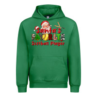 Emerald santas favorite softball player Urban Hoodie - CowGirlArtShop