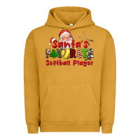 Pigment Peanut Butter santas favorite softball player Urban Hoodie - CowGirlArtShop