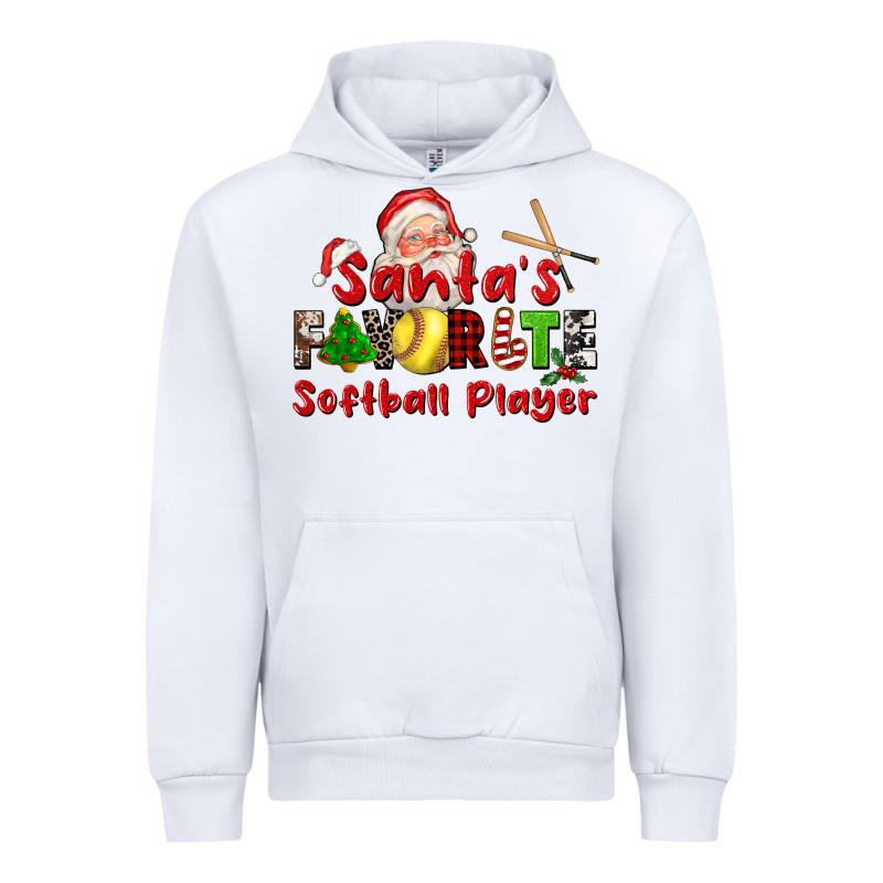 Santas Favorite Softball Player Urban Hoodie by CowGirlArtShop | Teevron