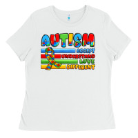 White autism accept understand love different Ladies Tee - JahusDesignShop