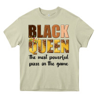 Mossy black queen the most powerful piece in the game Heavy Core Tee - texasbilliewilder