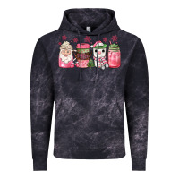 Cloud Black pink Christmas coffee Vintage Hoodie - JahusDesignShop