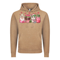 Vintage Coffee pink Christmas coffee Vintage Hoodie - JahusDesignShop