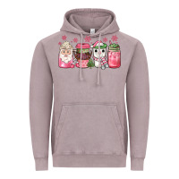 Vintage Zinc pink Christmas coffee Vintage Hoodie - JahusDesignShop