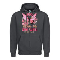 Smoke god is within her she will not fail Zipper Hoodie - MaliasSmallBusiness