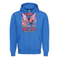 True Royal god is within her she will not fail Zipper Hoodie - MaliasSmallBusiness