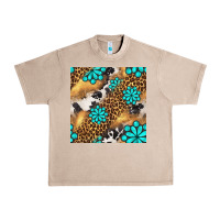 French Oak western turquoise gemstone seamless pattern Urban Heavy Tee - BundleAndBundleShop