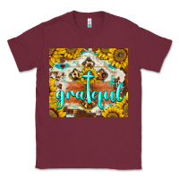 Burgundy grateful cross Classic Tee - BarkalooDesign
