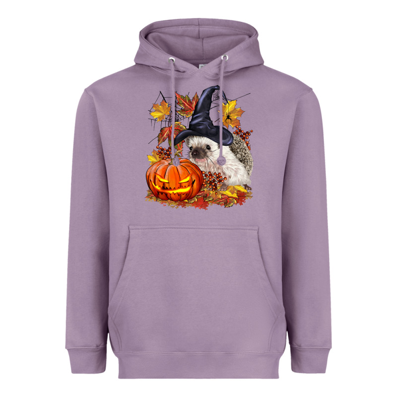 Halloween Hedgehog Heavyweight Hoodie by LillyAllenDesigns | Teevron