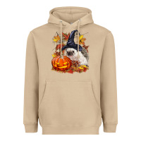 Mushroom Halloween Hedgehog Heavyweight Hoodie - LillyAllenDesigns