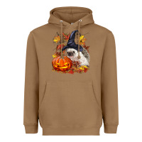 Toasted Coconut Halloween Hedgehog Heavyweight Hoodie - LillyAllenDesigns