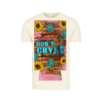 Vintage Arctic cowgirls don't crty boots hat sunflowers 12 oz can cooler  (slim) Vintage Tee - Artiststas
