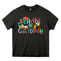 Asphalt school custodian Heavy Core Tee - Zillion Design Studio
