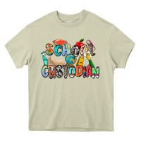 Mossy school custodian Heavy Core Tee - Zillion Design Studio