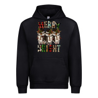 Black merry and bright Urban Hoodie - CowGirlArtShop