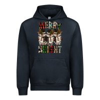 Navy merry and bright Urban Hoodie - CowGirlArtShop