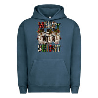 Pigment Midnight Navy merry and bright Urban Hoodie - CowGirlArtShop