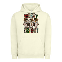 Pigment Pistachio merry and bright Urban Hoodie - CowGirlArtShop